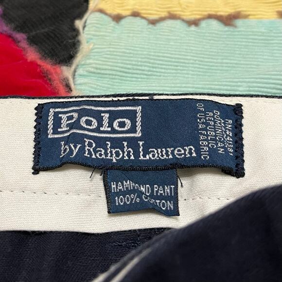 Polo Ralph Lauren Navy Preppy Stylish Pants 34Wx29L - Picture 3 of 7